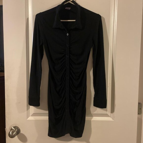 Black and Navy Dress - Picture 1 of 3